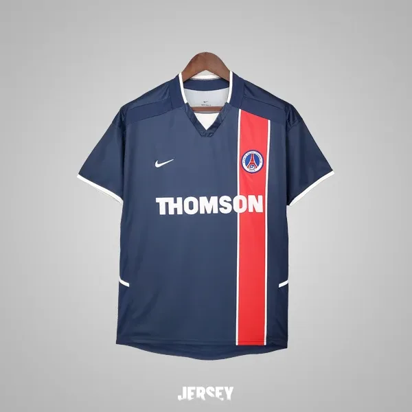 Paris Saint-Germain Retro-Trikot 2002/03 Heim – Vorderseite