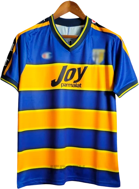 Parma Calcio Retro-Trikot 2001/02 Heim – Vorderseite