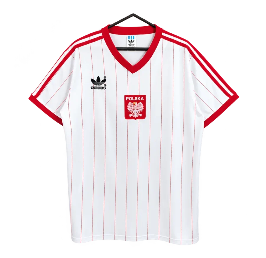 Polen Retro-Trikot 1984 Heim – Vorderseite