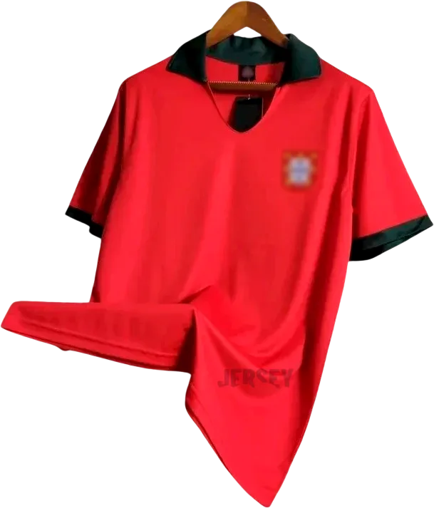 Portugal Retro-Trikot 1972 Heim – Vorderseite