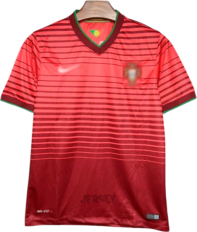 Portugal Retro-Trikot 2014 Heim – Vorderseite