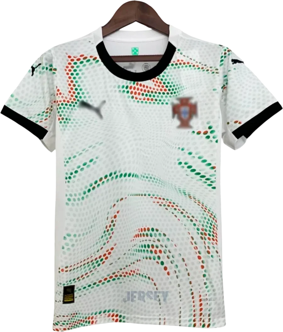 Portugal Retro-Trikot 2025 Auswärts – Vorderseite