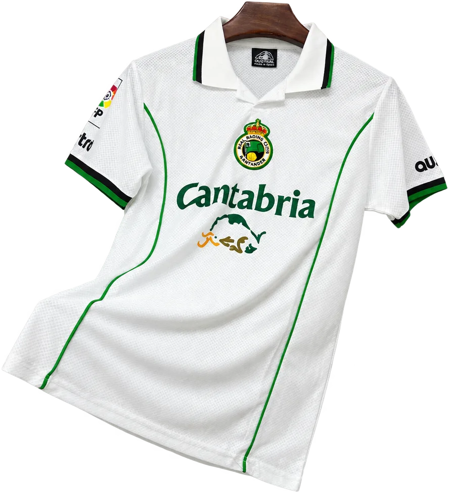Racing Santander Retro-Trikot 1998/99 Heim – Vorderseite