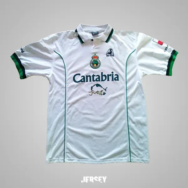 Racing Santander Retro-Trikot 2000/01 Heim – Vorderseite
