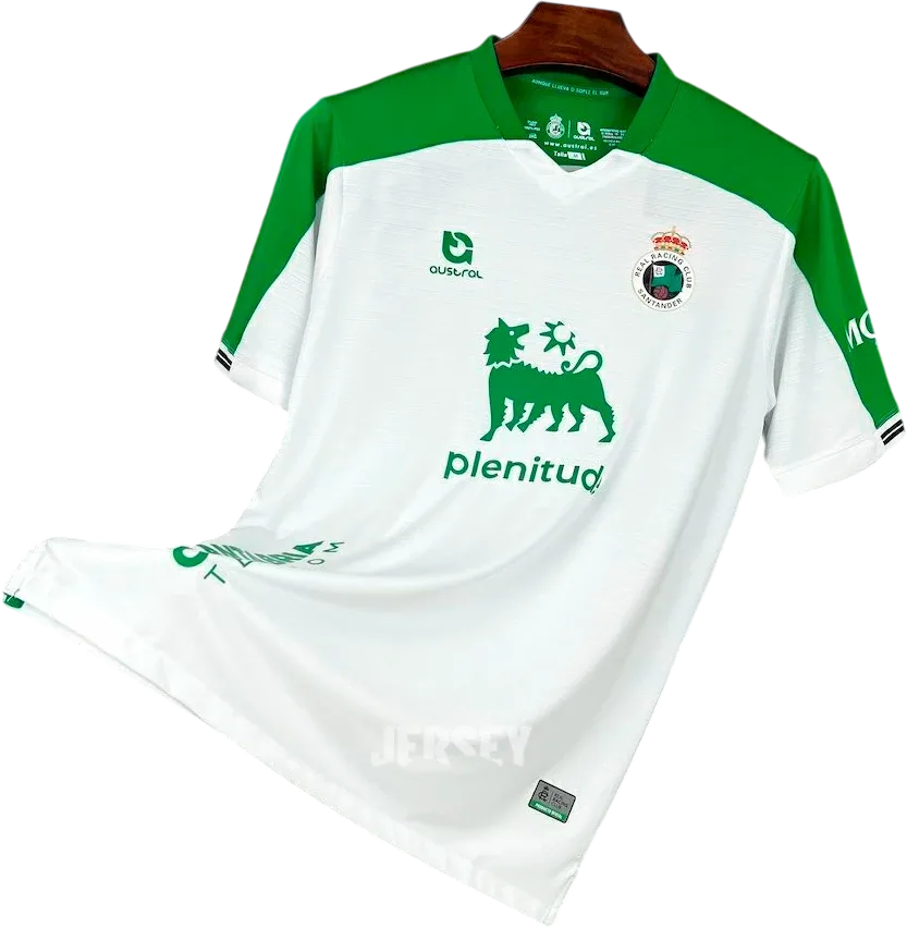 Racing Santander Retro-Trikot 2024/25 Heim – Vorderseite