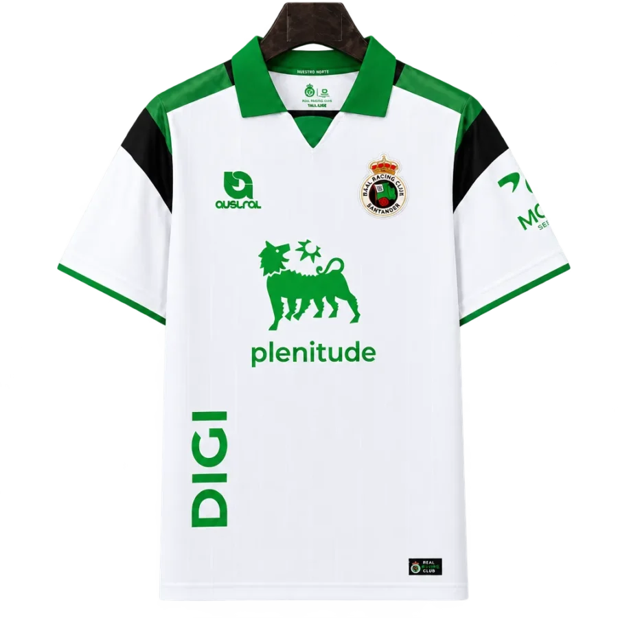 Racing Santander Retro-Trikot 2026/27 Heim – Vorderseite