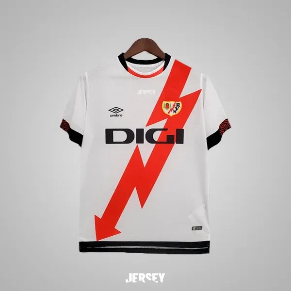 Rayo Vallecano Retro-Trikot 2021/22 Heim – Vorderseite