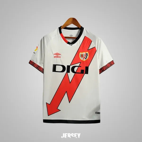 Rayo Vallecano Retro-Trikot 2022/23 Heim – Vorderseite