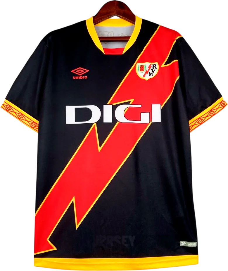 Rayo Vallecano Retro-Trikot 2023/24 Auswärts – Vorderseite