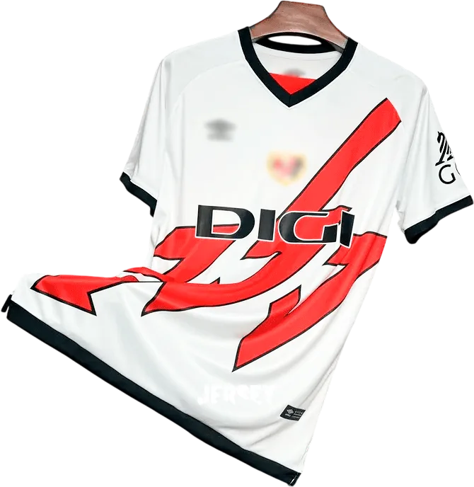Rayo Vallecano Retro-Trikot 2024/25 Heim – Vorderseite