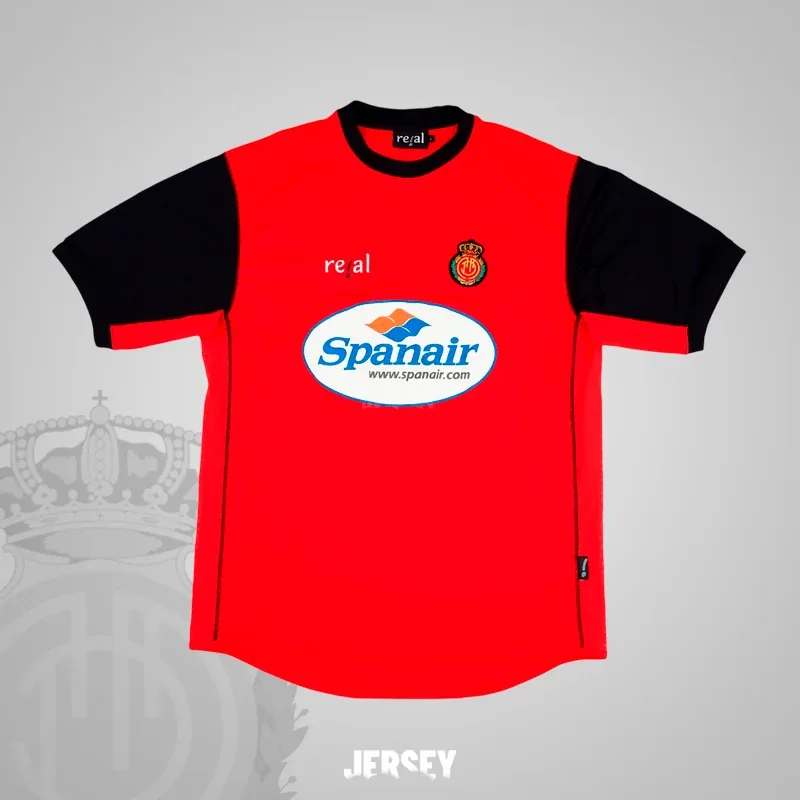 RCD Mallorca Retro-Trikot 2003/04 Heim Rcd – Vorderseite
