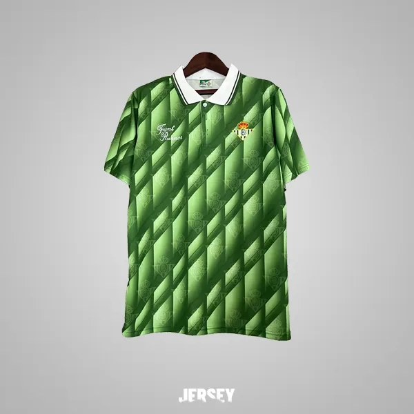 Real Betis Retro-Trikot 1991/92 Auswärts – Vorderseite