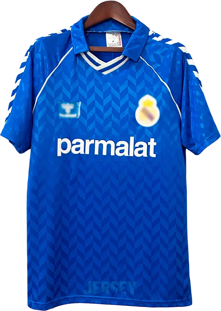 Real Madrid Retro-Trikot 1987/88 Torwart Auswärts – Vorderseite