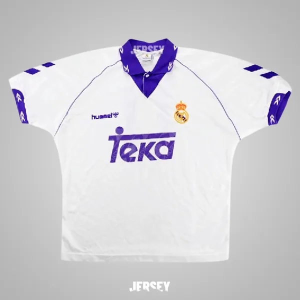 Real Madrid Retro-Trikot 1993/94 Heim – Vorderseite