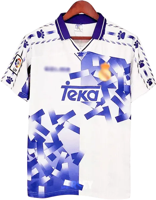 Real Madrid Retro-Trikot 1996/97 Ausweich – Vorderseite