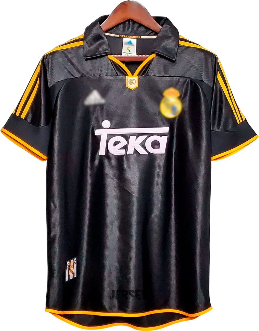 Real Madrid Retro-Trikot 1999/00 Auswärts – Vorderseite