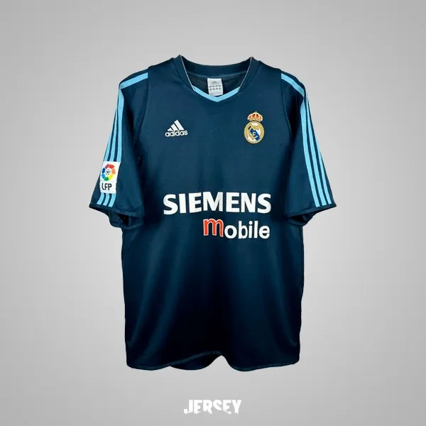 Real Madrid Retro-Trikot 2003/04 Auswärts – Vorderseite