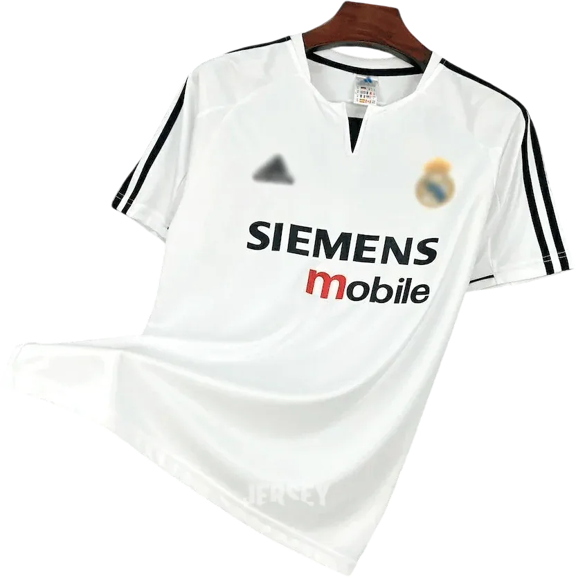 Real Madrid Retro-Trikot 2003/04 Heim – Vorderseite