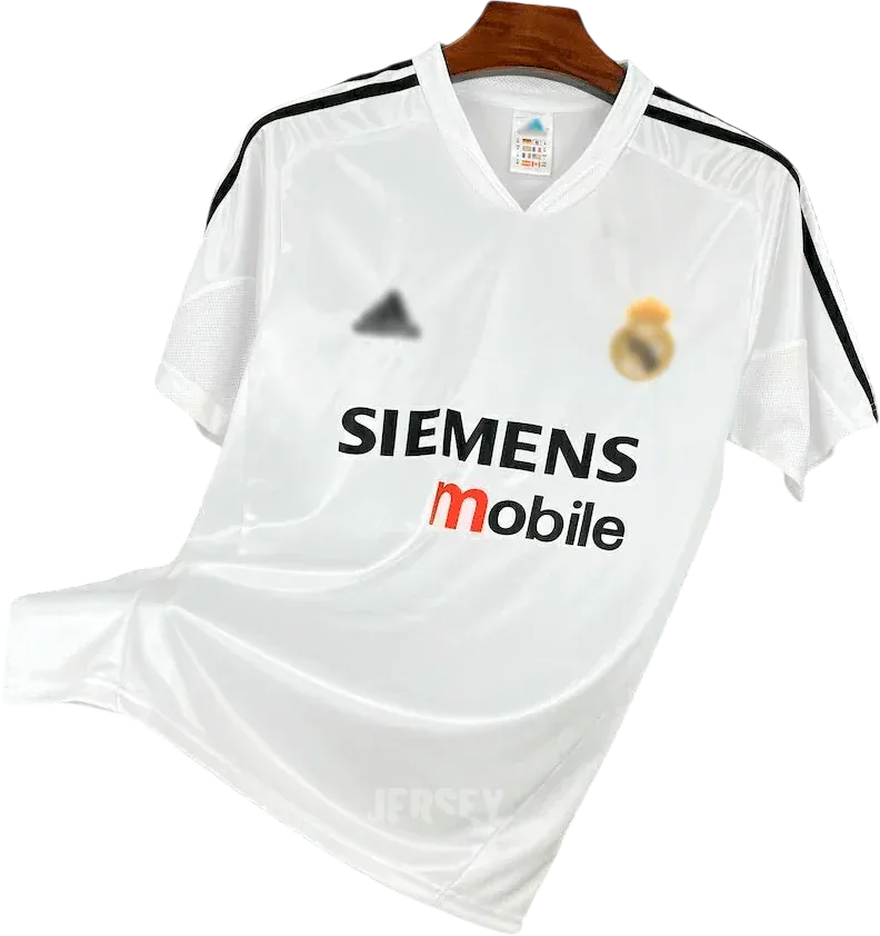 Real Madrid Retro-Trikot 2004/05 Heim – Vorderseite