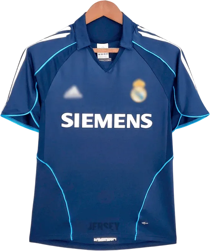 Real Madrid Retro-Trikot 2005/06 Auswärts – Vorderseite