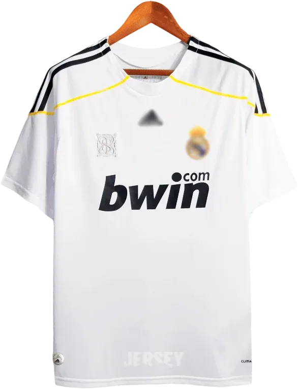 Real Madrid Retro-Trikot 2009/10 Heim – Vorderseite