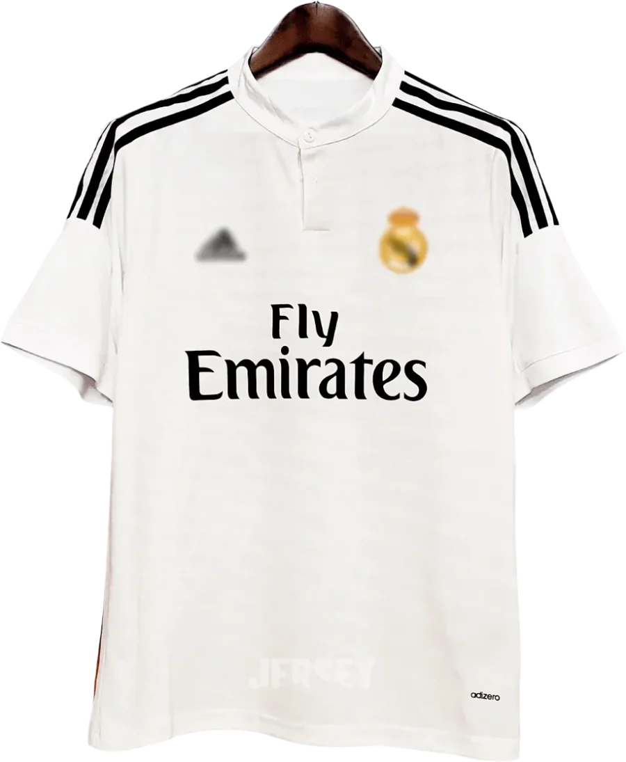 Real Madrid Retro-Trikot 2014/15 Heim – Vorderseite