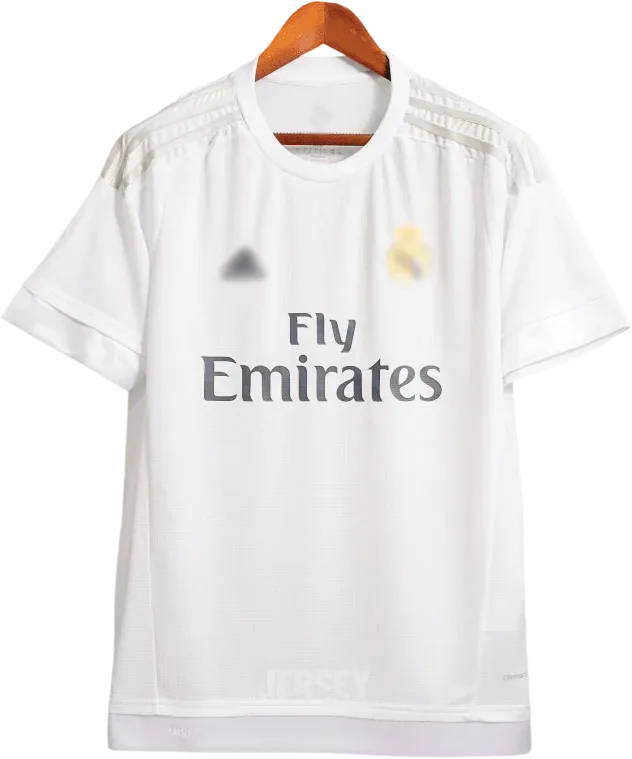 Real Madrid Retro-Trikot 2015/16 Heim – Vorderseite