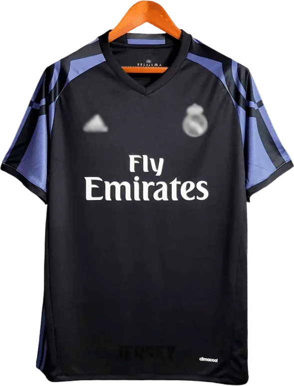 Real Madrid Retro-Trikot 2016/17 Ausweich – Vorderseite