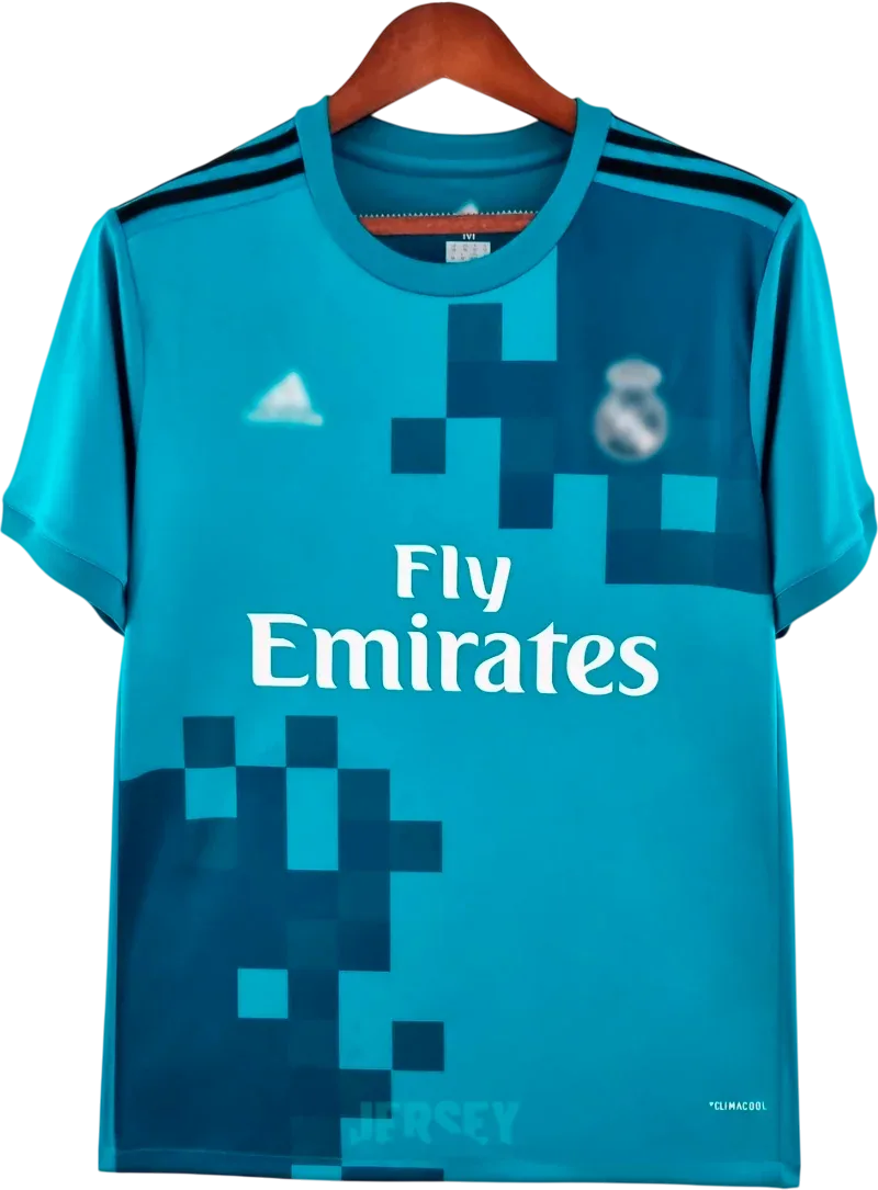 Real Madrid Retro-Trikot 2017/18 Ausweich – Vorderseite