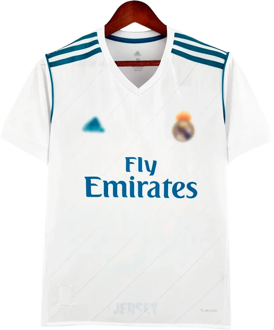 Real Madrid Retro-Trikot 2017/18 Heim – Vorderseite