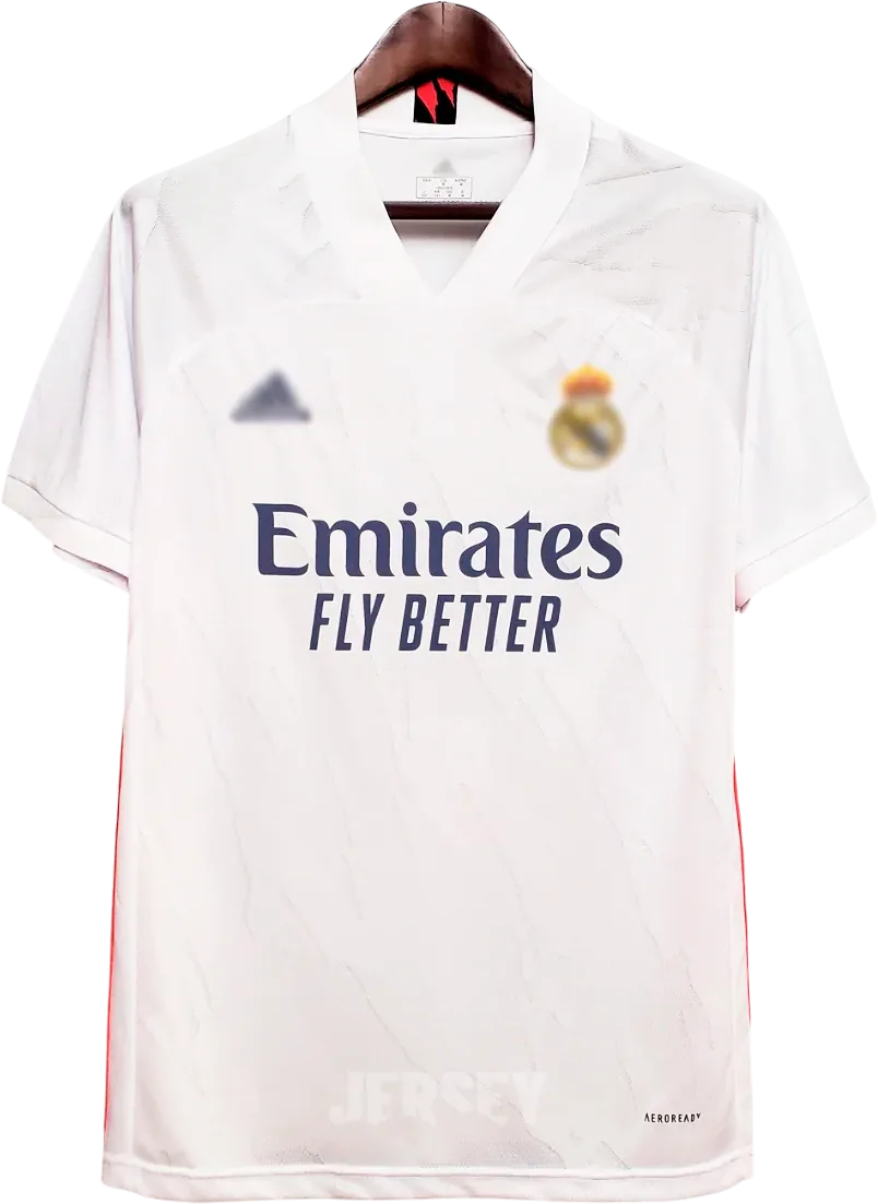 Real Madrid Retro-Trikot 2020/21 Heim – Vorderseite