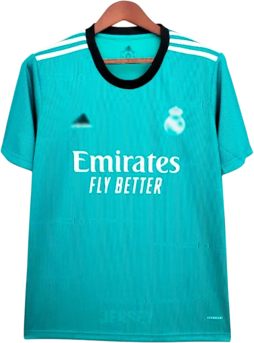 Real Madrid Retro-Trikot 2021/22 Ausweich – Vorderseite