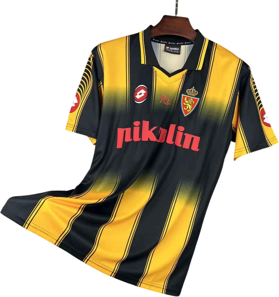 Real Saragossa Retro-Trikot 2003/04 Auswärts – Vorderseite