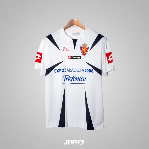 Real Saragossa Retro-Trikot 2006/07 Heim Real – Vorderseite