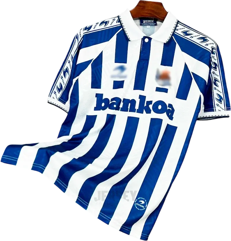 Real Sociedad Retro-Trikot 1994/95 Heim – Vorderseite