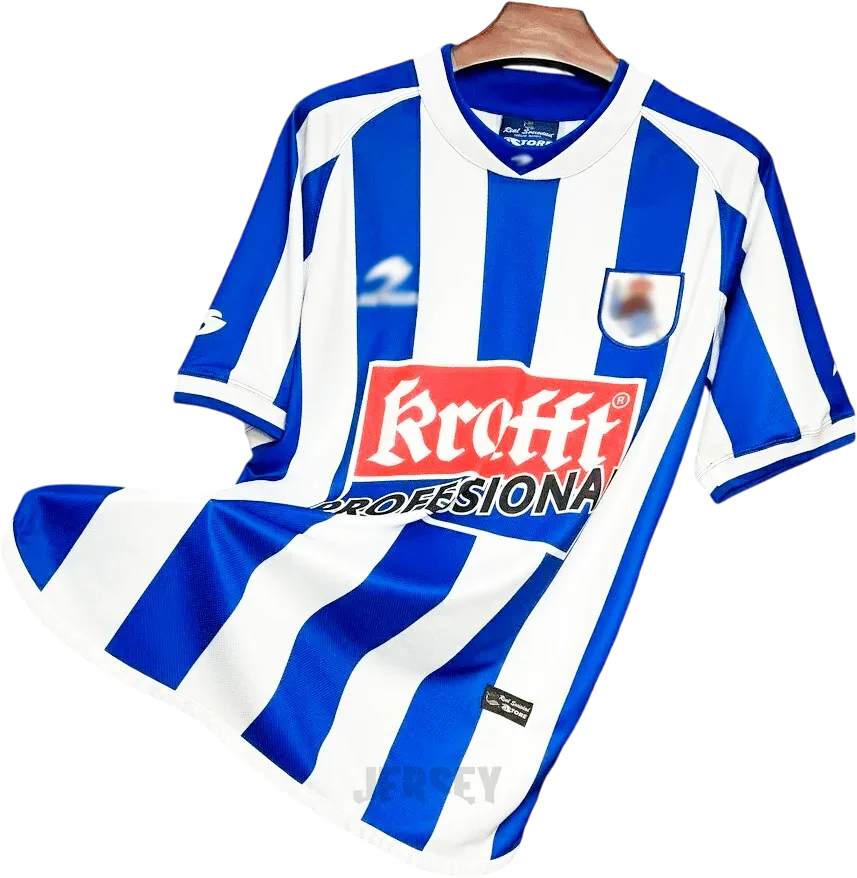 Real Sociedad Retro-Trikot 2002/03 Heim – Vorderseite