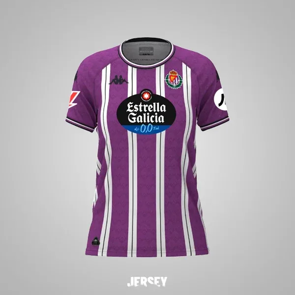 Real Valladolid Retro-Trikot 2024/25 Heim – Vorderseite