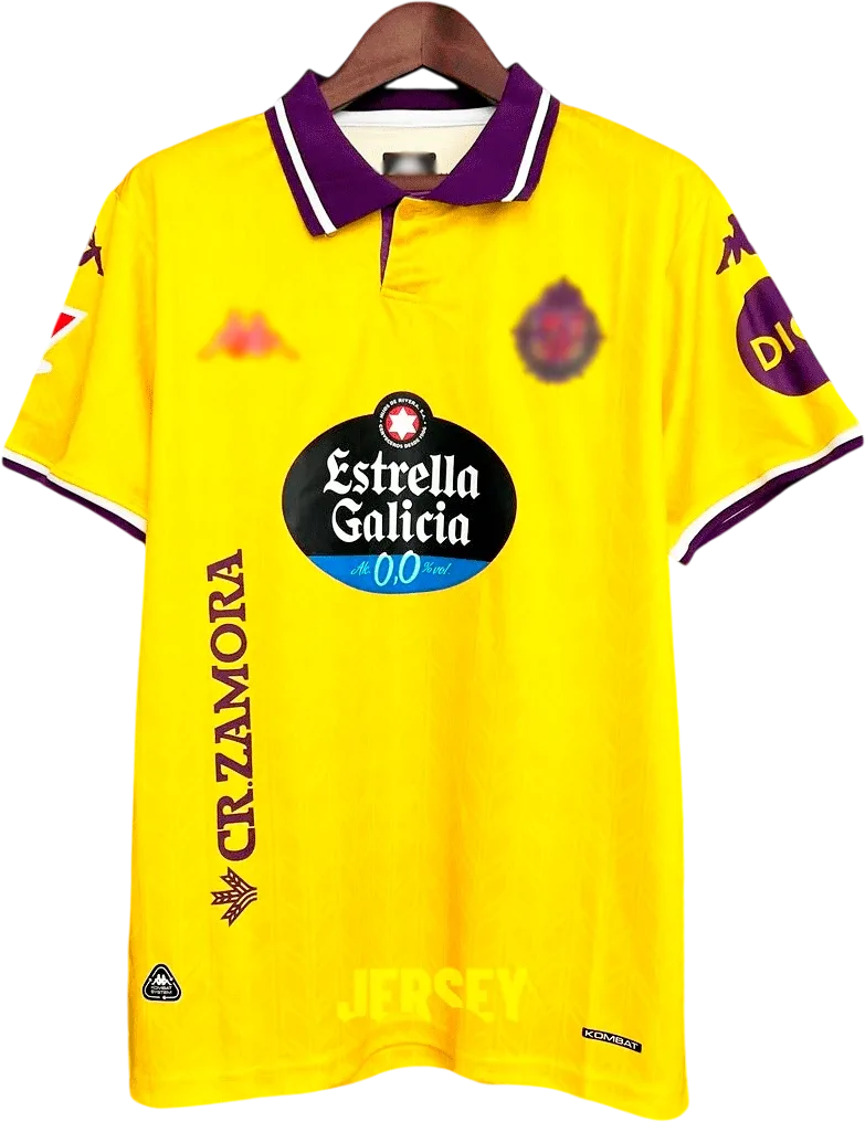 Real Valladolid Retro-Trikot 2025/26 Ausweich – Vorderseite