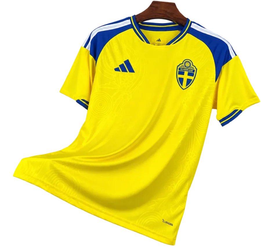 Schweden Retro-Trikot 2026 Heim – Vorderseite