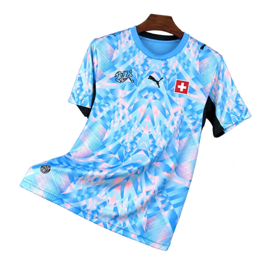 Schweiz Retro-Trikot 2026 Auswärts – Vorderseite