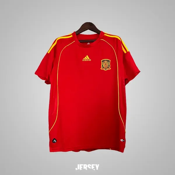 Spanien Retro-Trikot 2008 Heim – Vorderseite