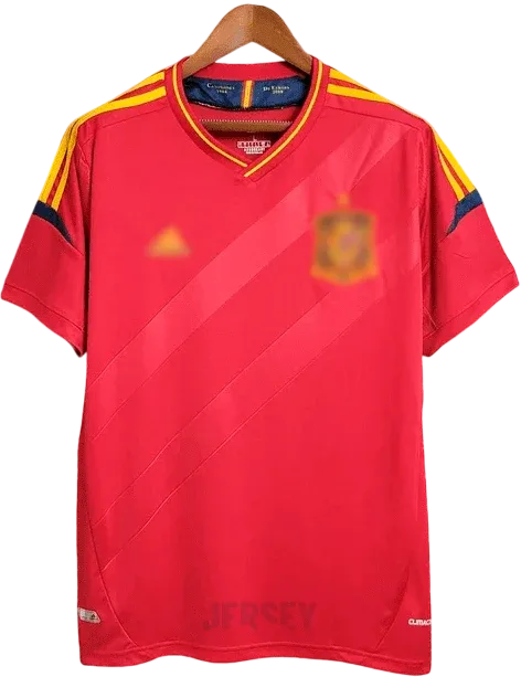 Spanien Retro-Trikot 2012 Heim – Variante 2 – Vorderseite