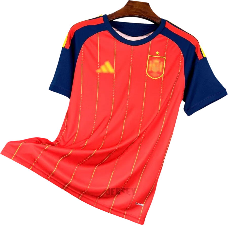 Spanien Retro-Trikot 2026 Heim – Vorderseite