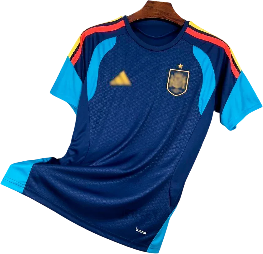 Spanien Retro-Trikot 2026 Training für Kinder – Vorderseite
