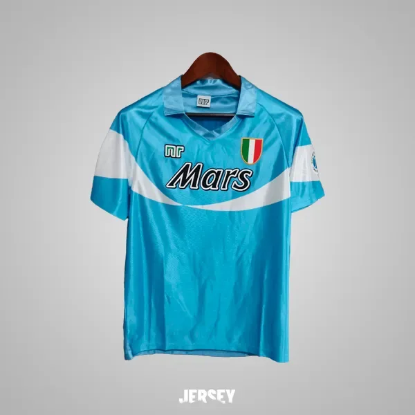 SSC Neapel Retro-Trikot 1990/91 Heim Sonderedition – Vorderseite