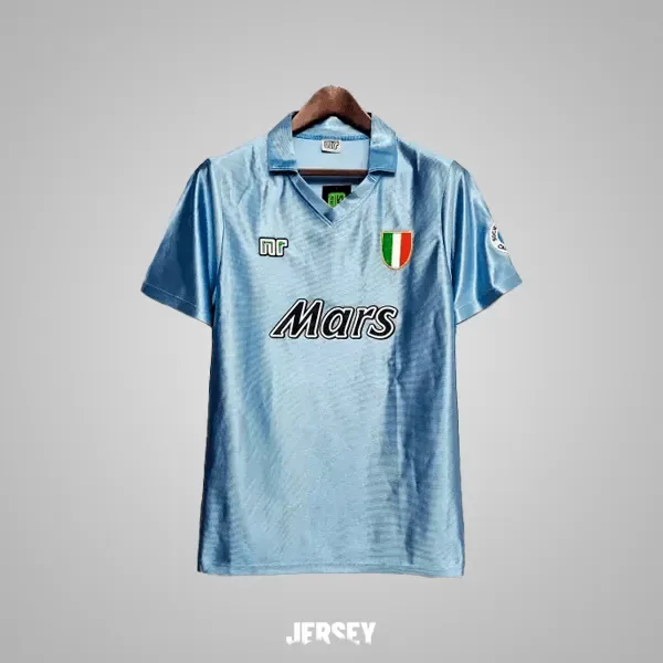 SSC Neapel Retro-Trikot 1990/91 Heim – Vorderseite