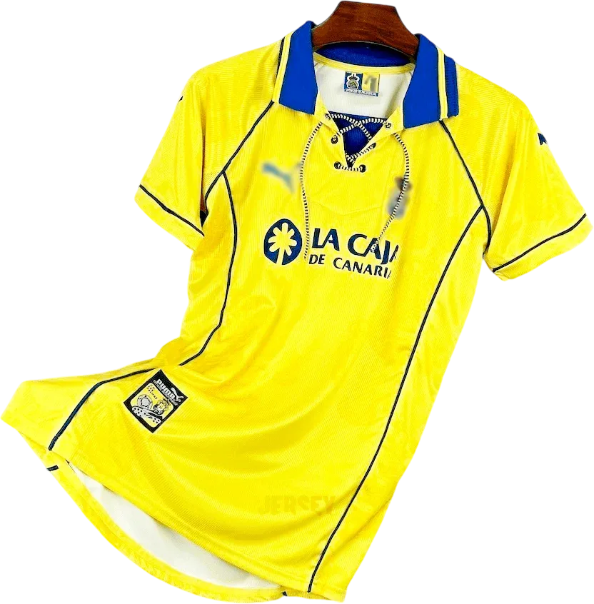 UD Las Palmas Retro-Trikot 1997/98 Heim – Vorderseite