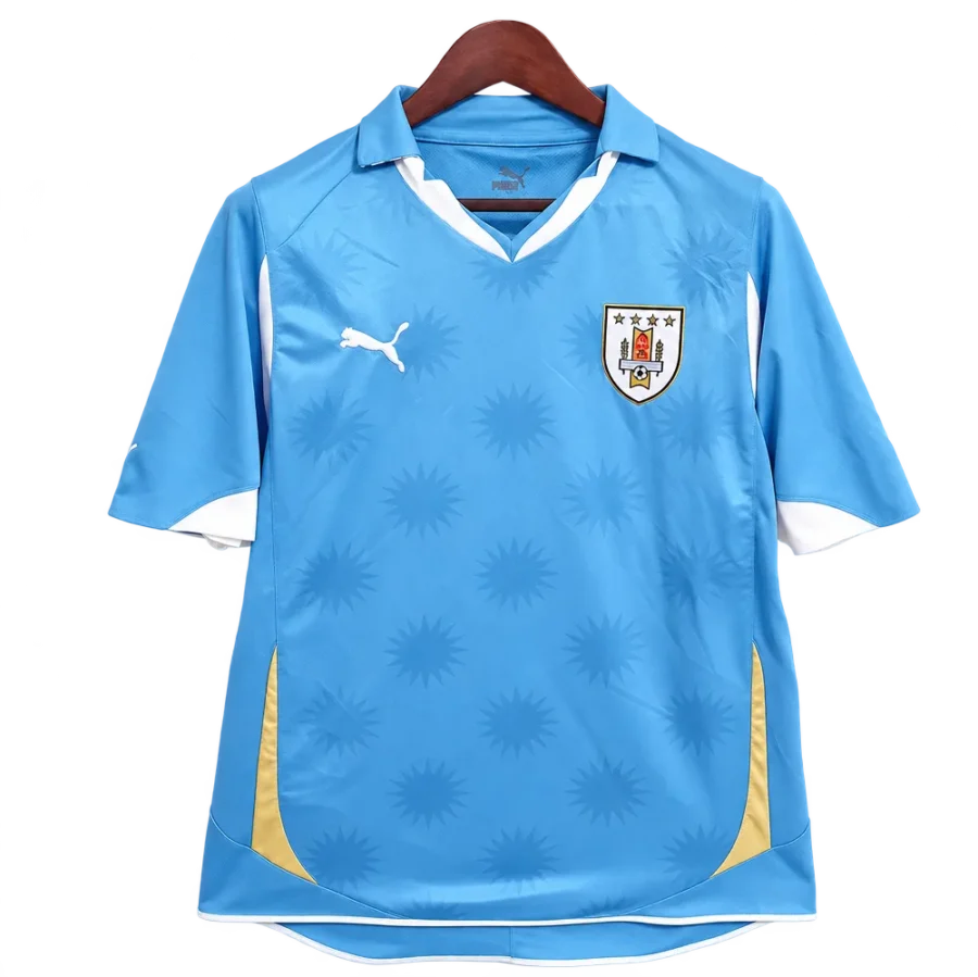 Uruguay Retro-Trikot 2010 Heim – Vorderseite