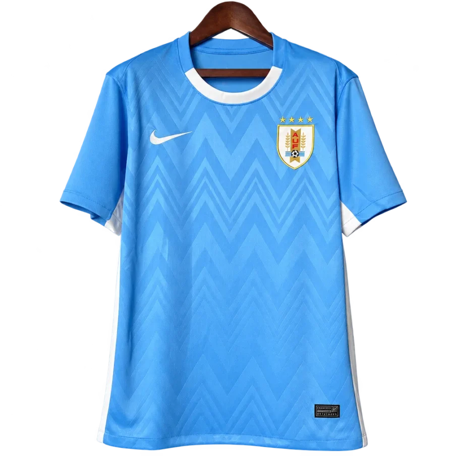 Uruguay Retro-Trikot 2025 Heim – Vorderseite