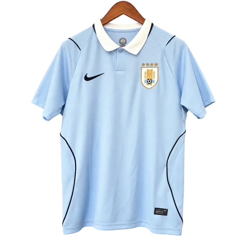 Uruguay Retro-Trikot 2026 Heim – Vorderseite
